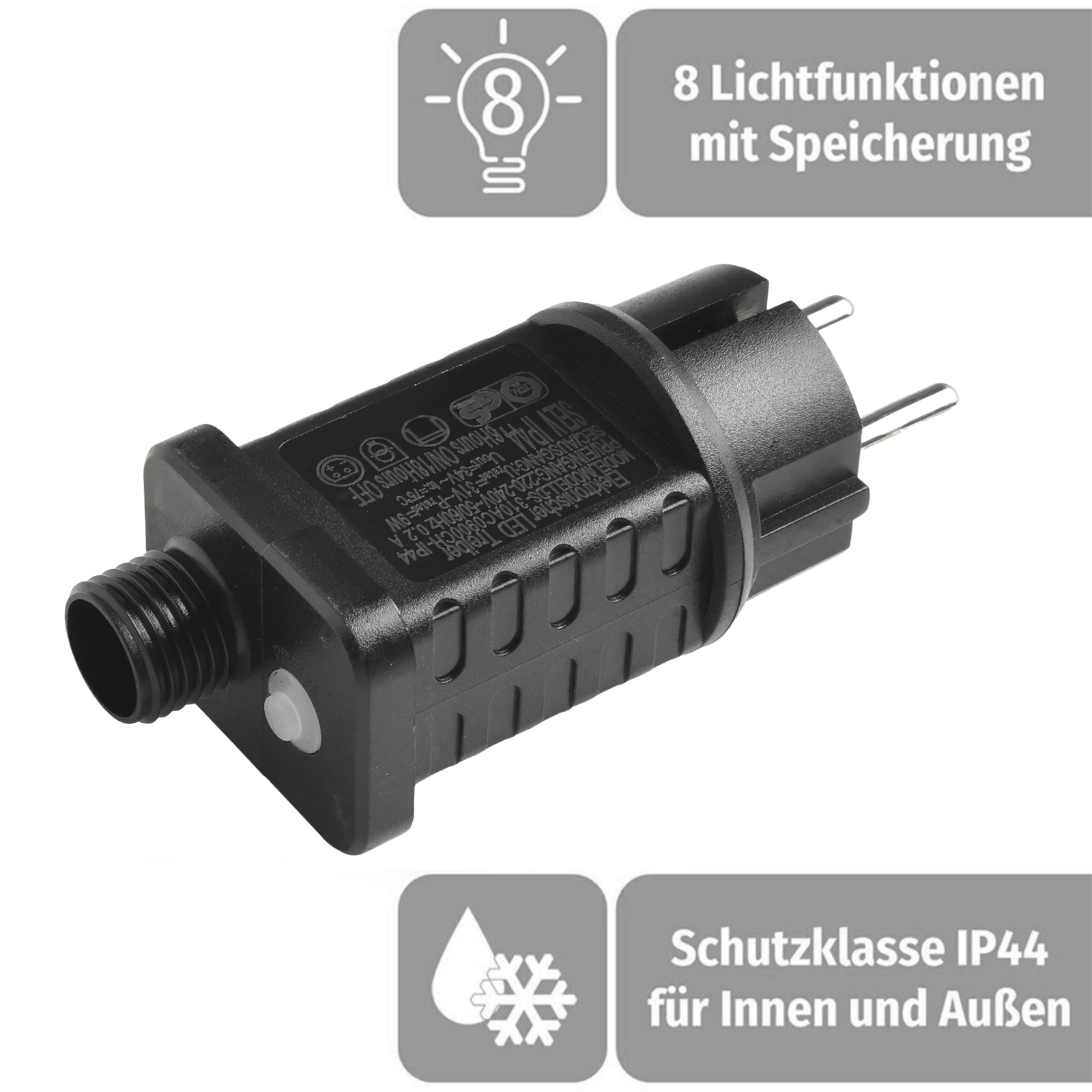 Outdoor Lighting Timer - 31V 9W LED 変圧器電源タイマー付きストリングライト用クリスマス屋外屋内 IP44 防水