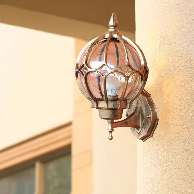 Xl Outdoor Lighting - レトロヨーロッパ屋外壁ランプヴィラガーデンポーチ壁防水照明中庭廊下 Aisel バルコニー E27 Luminair