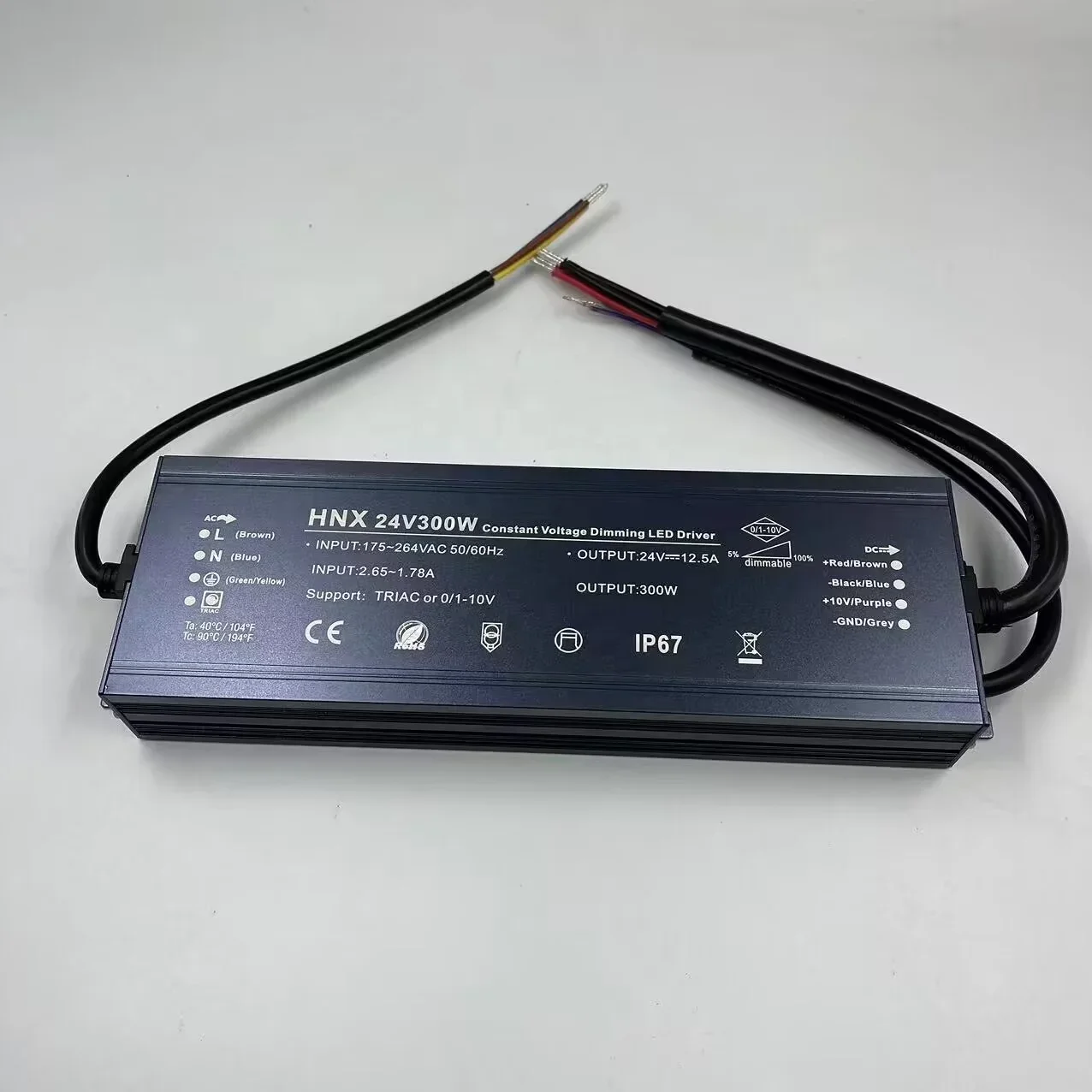Waterproof Led Strip - IP67 防水 0-10V トライアック調光可能な LED ドライバーアダプター