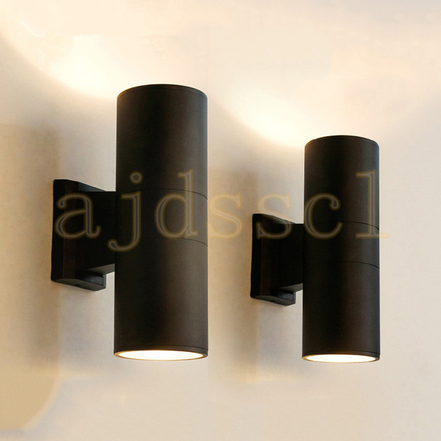 Xl Outdoor Lighting - LEDポーチウォールライト上下防水18W 24Wシリンダー型屋外LEDウォールランプホテルヴィラバルコニー外壁ライト