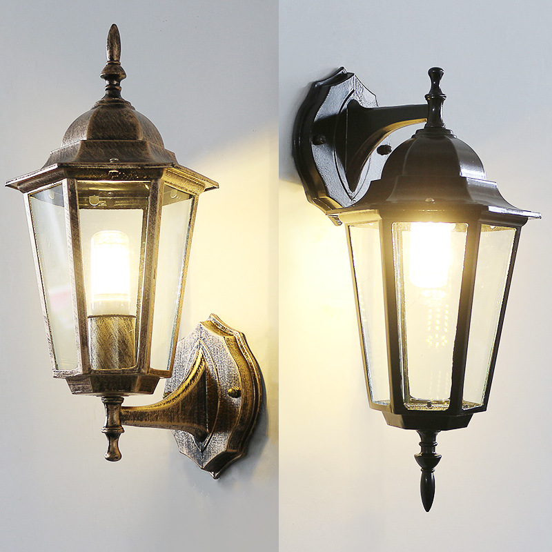 Xl Outdoor Lighting - ヨーロッパスタイルのレトロな Led ウォールランプ屋外防水照明ヴィラガーデンポーチランプ中庭廊下壁照明器具