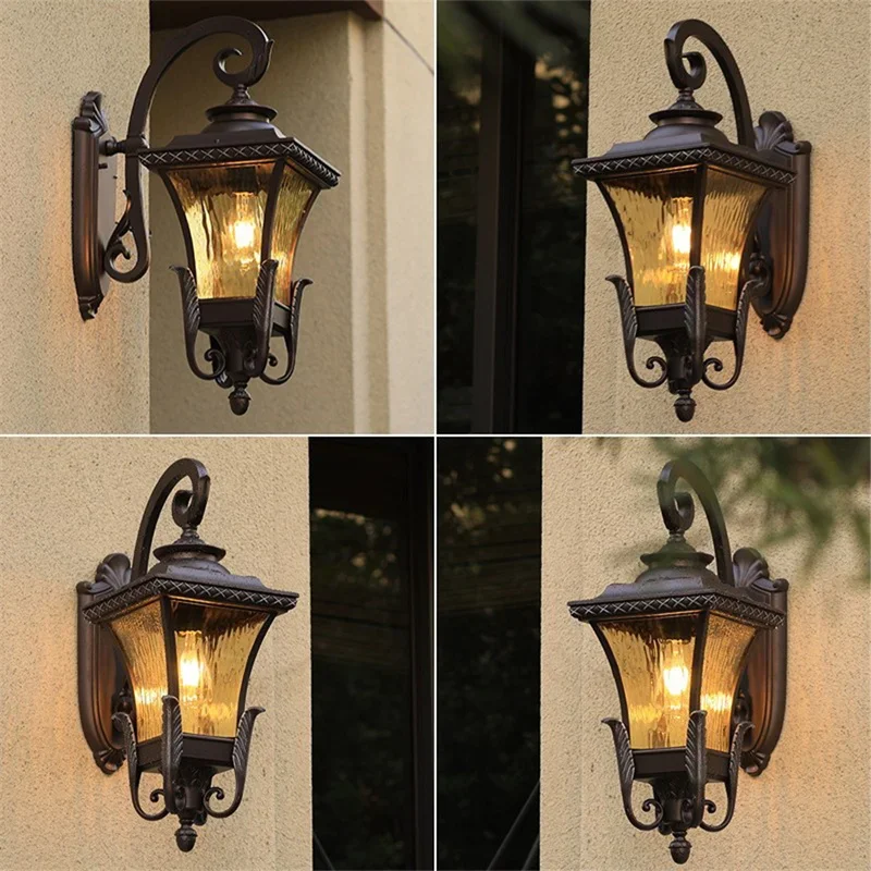 Xl Outdoor Lighting - ヴィラコミュニティヨーロピアンスタイル屋外ウォールライト防水厚みのある高級ウォールライト通路バルコニー階段ウォールライト