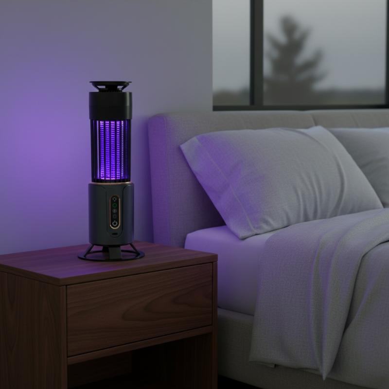 Outdoor Lighting On Fence - @*2-in-1電気蚊取りランプ、静音、無毒の昆虫トラップ、屋内寝室、屋外裏庭、キャンプ用