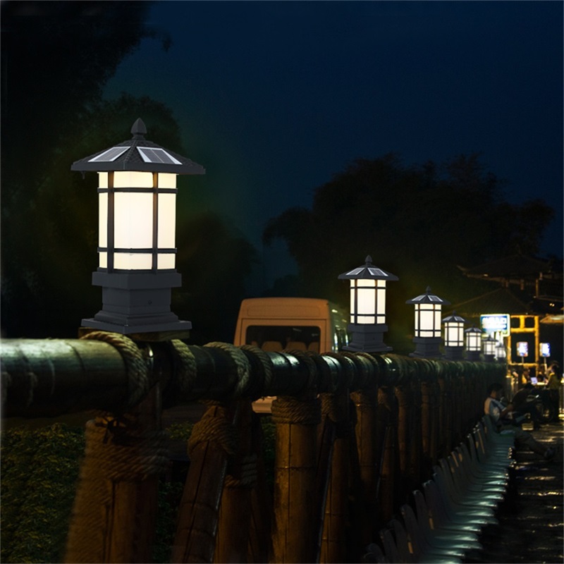 Quality Outdoor Lighting Fixtures - 良い価格で高品質なパティオLED柱照明、ソーラー防水、モダンな屋外ポストライト、ポーチ、中庭、別荘用
