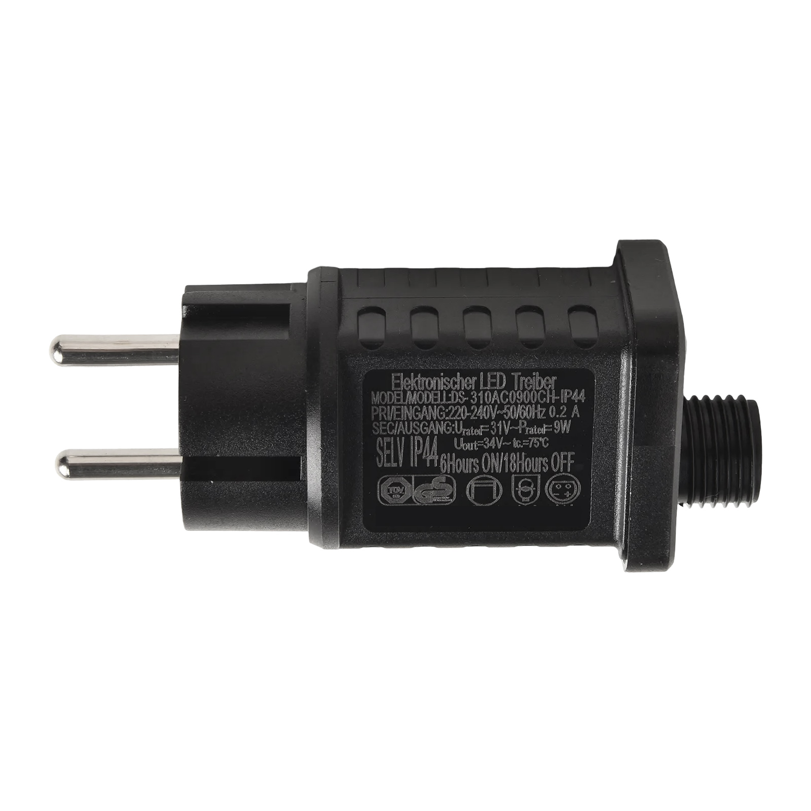 31V 9W LED 変圧器電源タイマー付きストリングライト - Outdoor Lighting Timer のレビューと価格