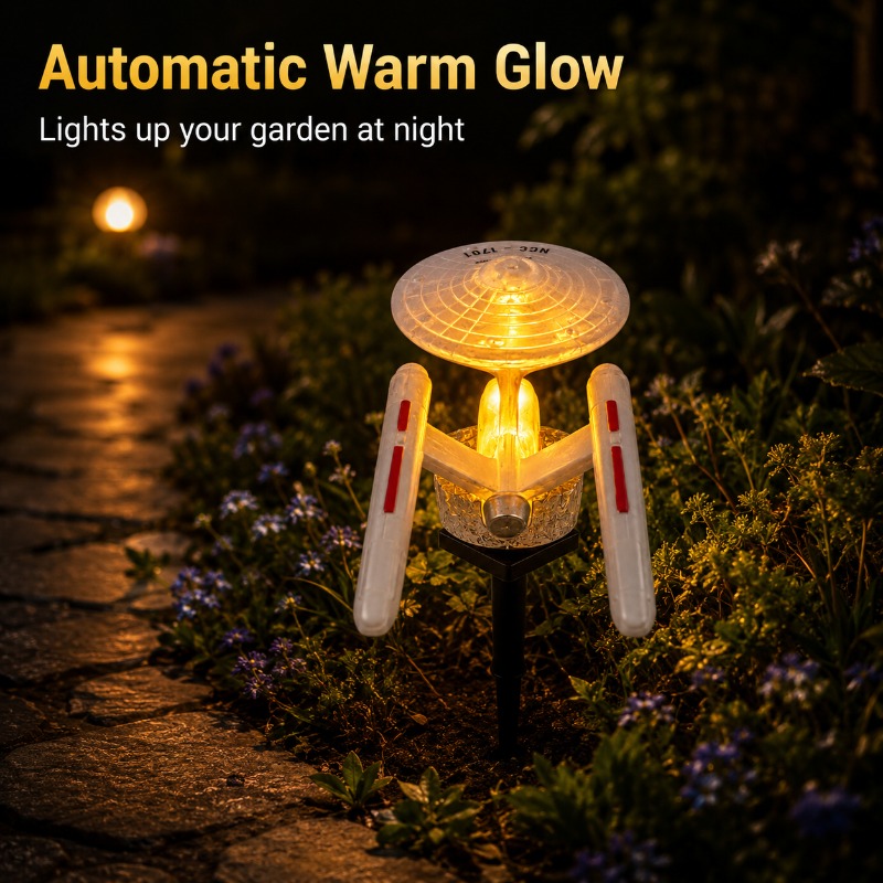 スタートレック USS エンタープライズ ソーラーガーデンス - Landscape Spike Light のレビューと価格