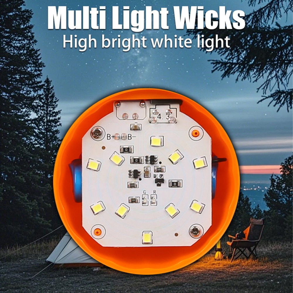 ポータブルミニキャンプランプ 4つの照明モード フック付き  - Outdoor Lighting Lanterns のレビューと価格