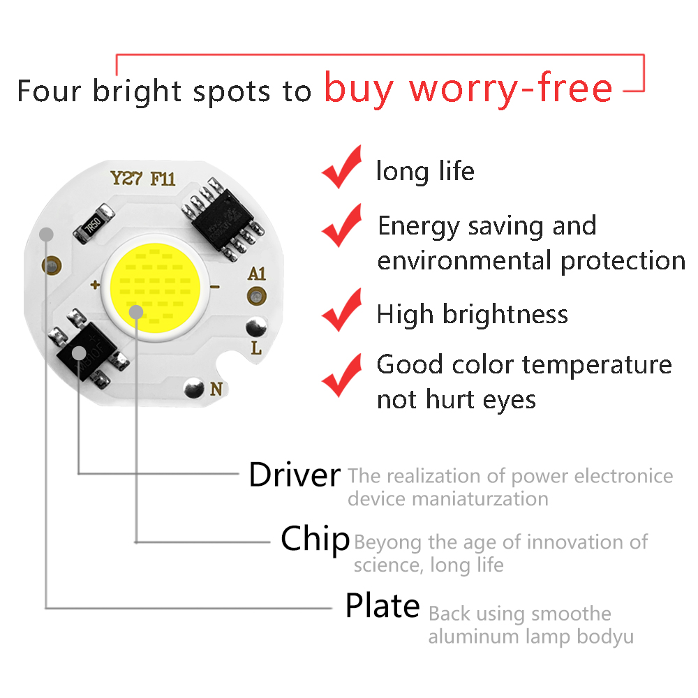 6パックCOB LEDチップライト 220V Y27 Y32 - Landscape Spike Light のレビューと価格