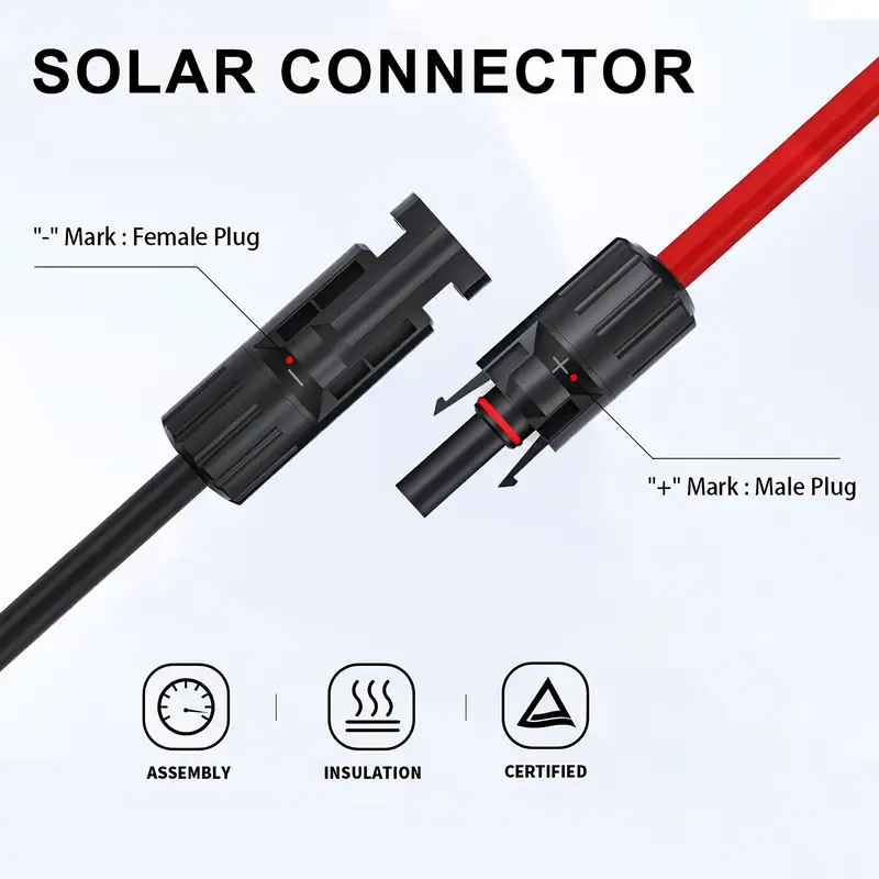 118インチ/3Mソーラーパネル延長ケーブル14AWGソーラ - Outdoor Lighting Extension Cable のレビューと価格