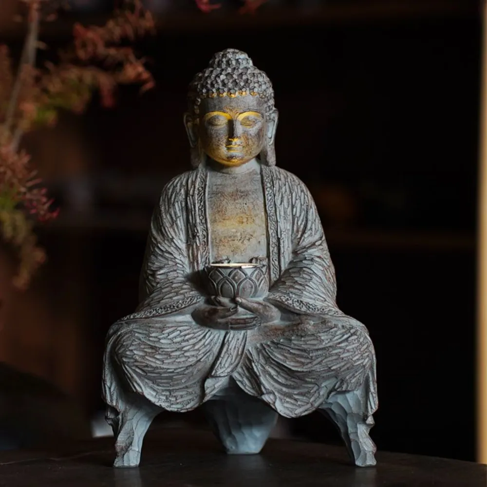 屋外ソーラー仏像ライト ガーデンヤードデコレーション 禅パテ - Outdoor Zen Lighting のレビューと価格