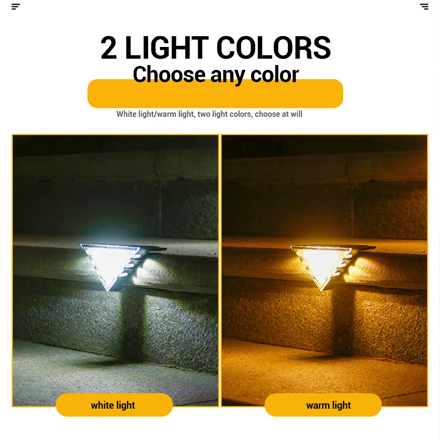 1/2/4 個ソーラーデッキライト屋外ステップフェンスライト - Outdoor Lighting On Fence のレビューと価格