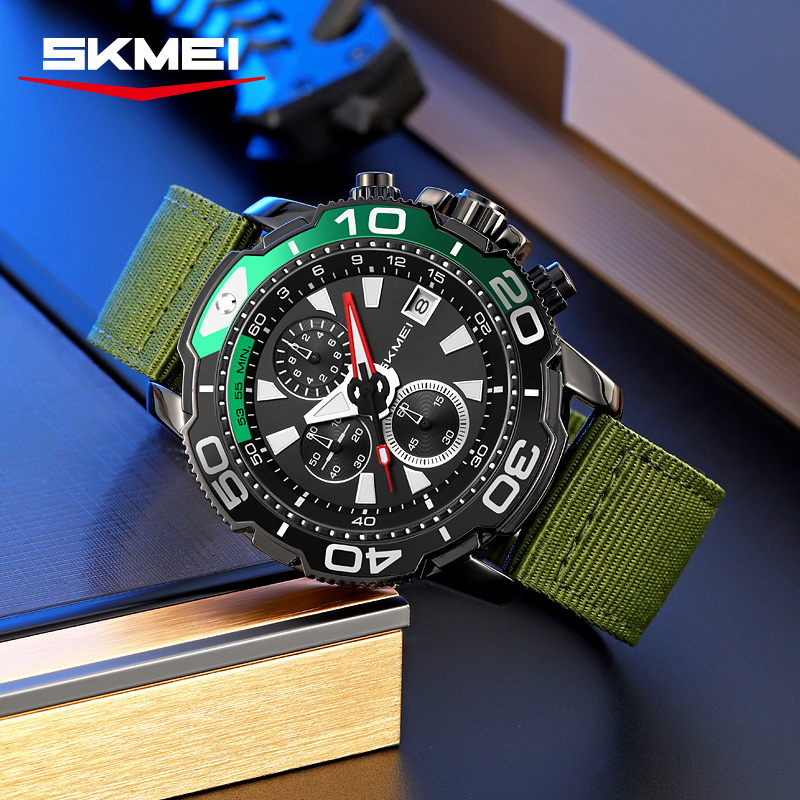 SKMEI 9381 新しいメンズスポーツ多機能タイムデイト - Outdoor Lighting Timer のレビューと価格