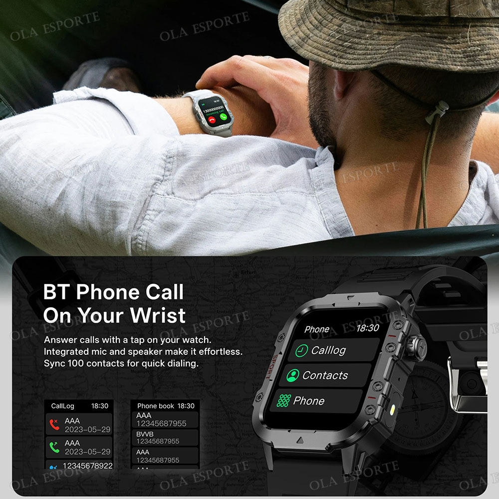 2026年ミリタリーアウトドアスマートウォッチメンズGPS懐 - Outdoor Lighting Smart Controller のレビューと価格