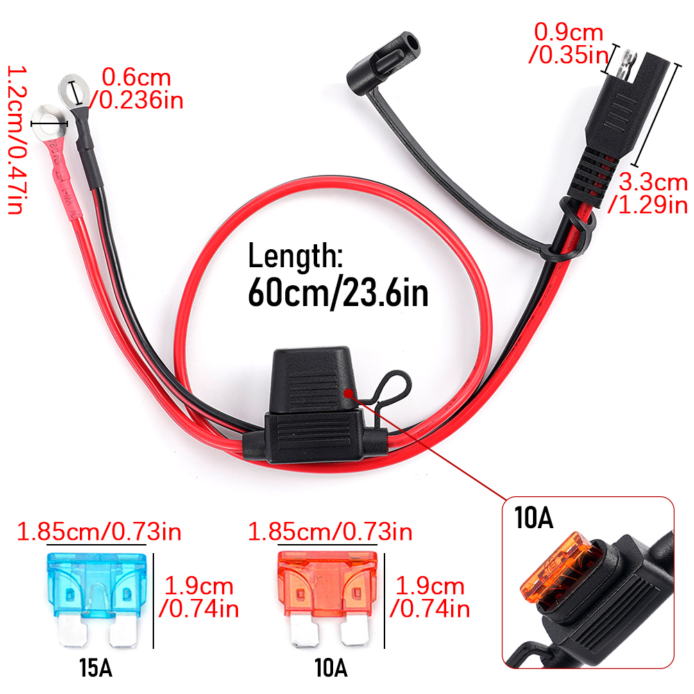 ダブル SAE クイック リリース ケーブル アダプター延長 - Outdoor Lighting Extension Cable のレビューと価格