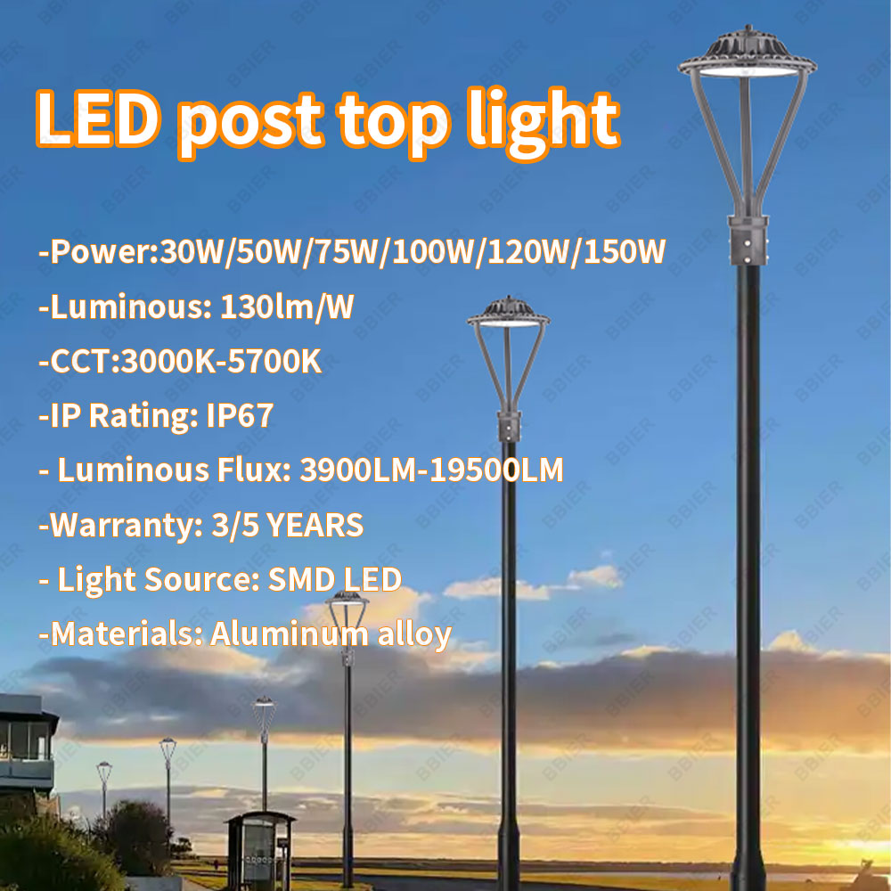 BBIER ホットセール高品質屋外LEDガーデンポールランプ - Quality Outdoor Lighting Fixtures のレビューと価格