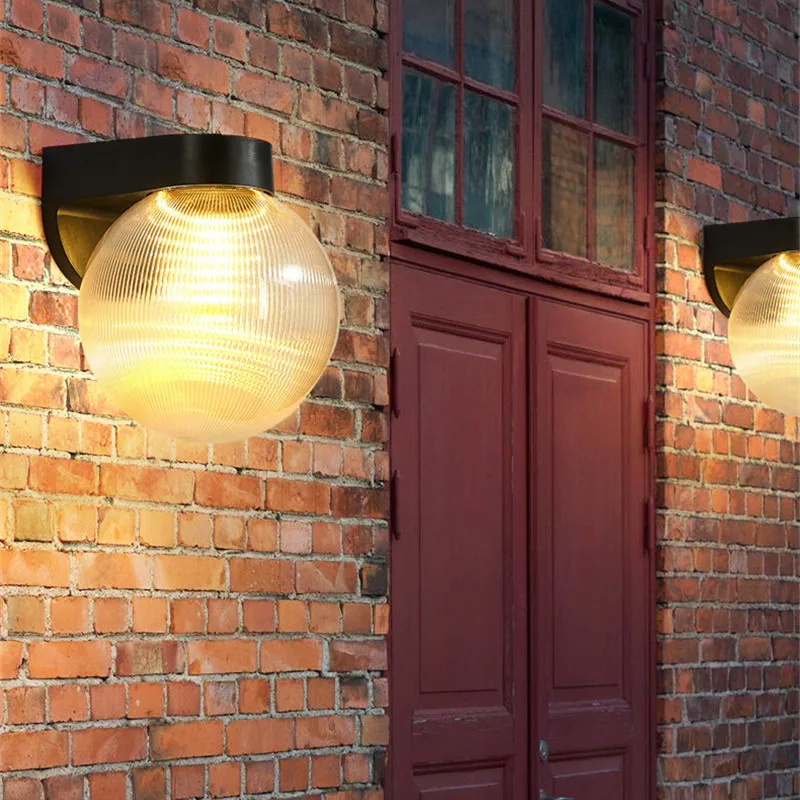 球状屋外ウォールランプ IP65 防水乳白色のラウンドウォー - Xl Outdoor Lighting のレビューと価格