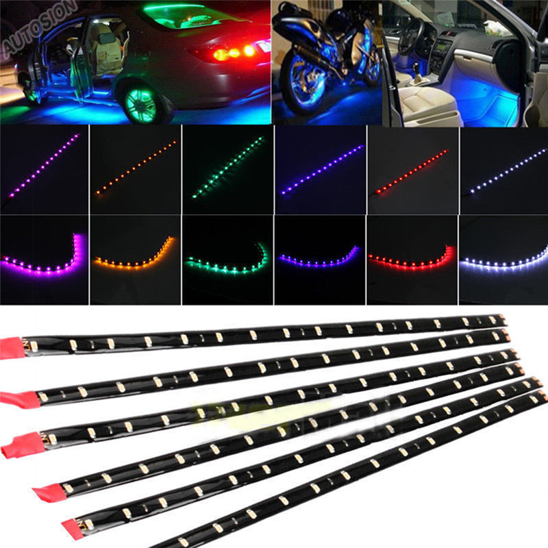 6 個防水 15 SMD DC 12V モーター LED ス - Waterproof Led Strip のレビューと価格