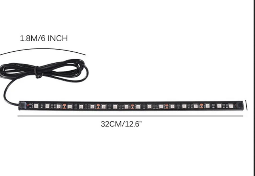 2 個 30 センチメートル 12 ボルト LED ストリッ - Waterproof Led Strip のレビューと価格