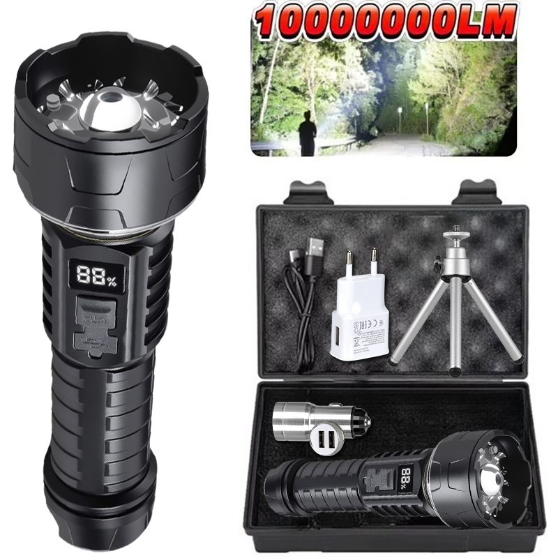 COB LED 懐中電灯充電式ランタン 7 コアキャンプトー - Outdoor Lighting Lanterns のレビューと価格