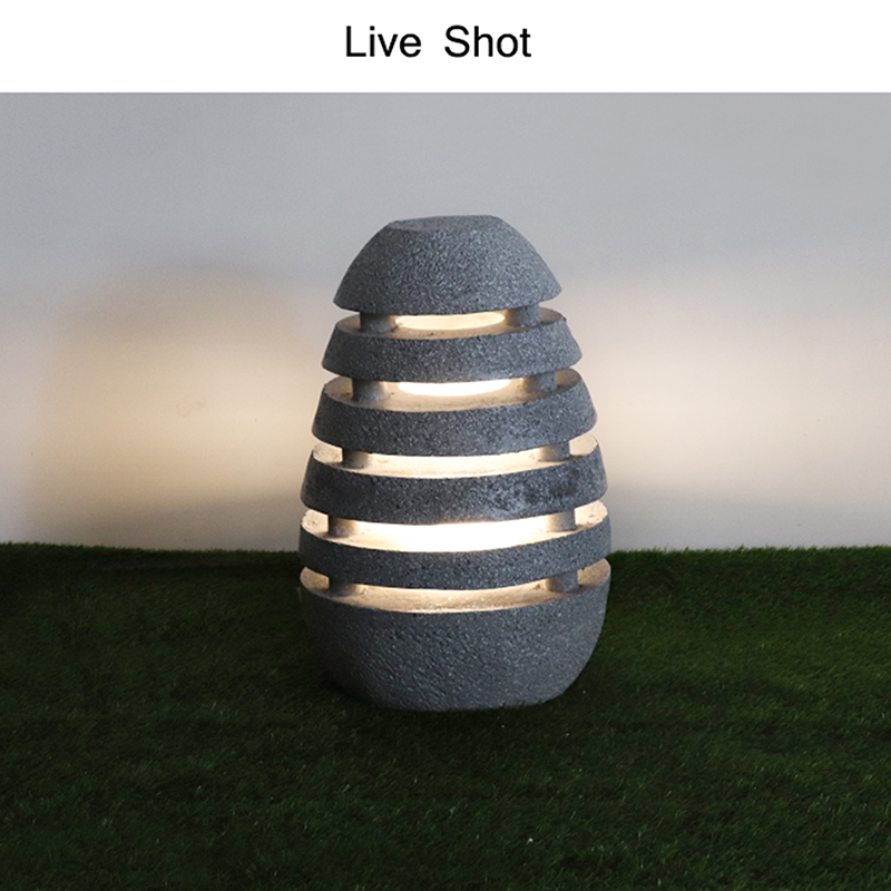 屋外卵形ランプ,和風禅寺院,庭,別荘,中庭,防水景観LED芝 - Outdoor Zen Lighting のレビューと価格