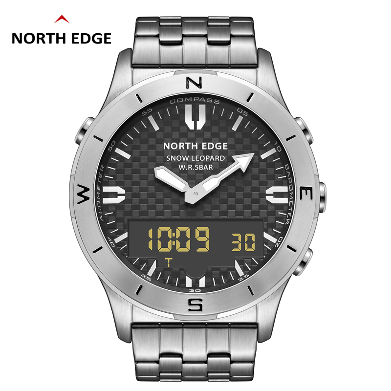NORTH EDGE メンズデジタル腕時計女性防水 50 メ - Outdoor Lighting Timer のレビューと価格
