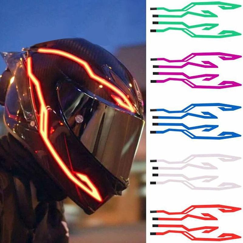 LEDモーターサイクルヘルメットキット,警告灯,ナイトライデ - Waterproof Led Strip のレビューと価格