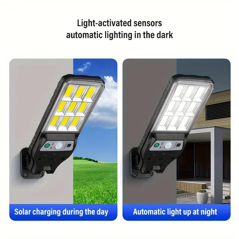 4 個ソーラーウォールライトモーションセンサー付き 108C - Outdoor Lighting On Fence のレビューと価格