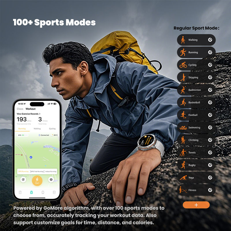 2026年新型ミリタリーTANK X3スマートウォッチ メン - Outdoor Lighting Smart Controller のレビューと価格
