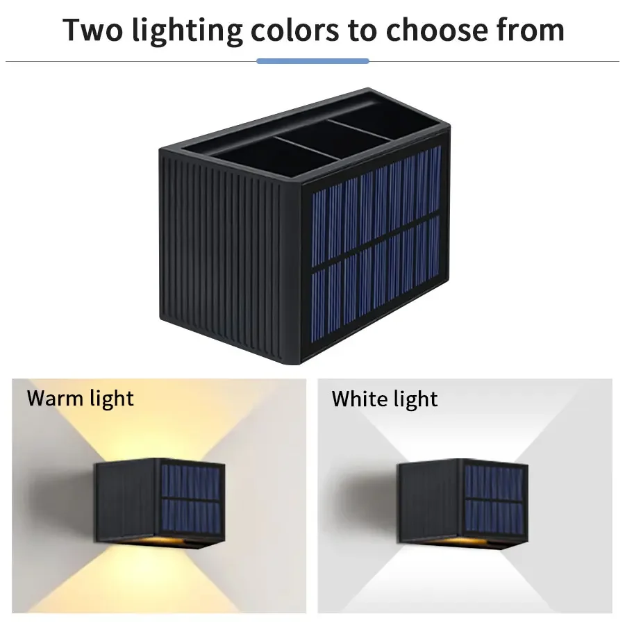 屋外ソーラーフェンスライトLEDウォールランプ防水薄暮から夜 - Outdoor Lighting On Fence のレビューと価格