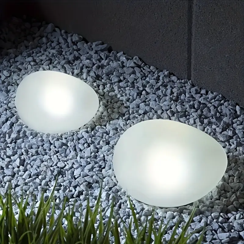 1/2パックソーラーペブルライト – 庭/パティオ用の屋外防 - Landscape Spike Light のレビューと価格