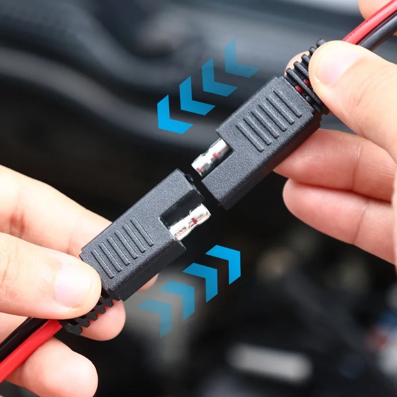 オートバイバッテリー充電ケーブルSAEハーネスクイックディス - Outdoor Lighting Extension Cable のレビューと価格