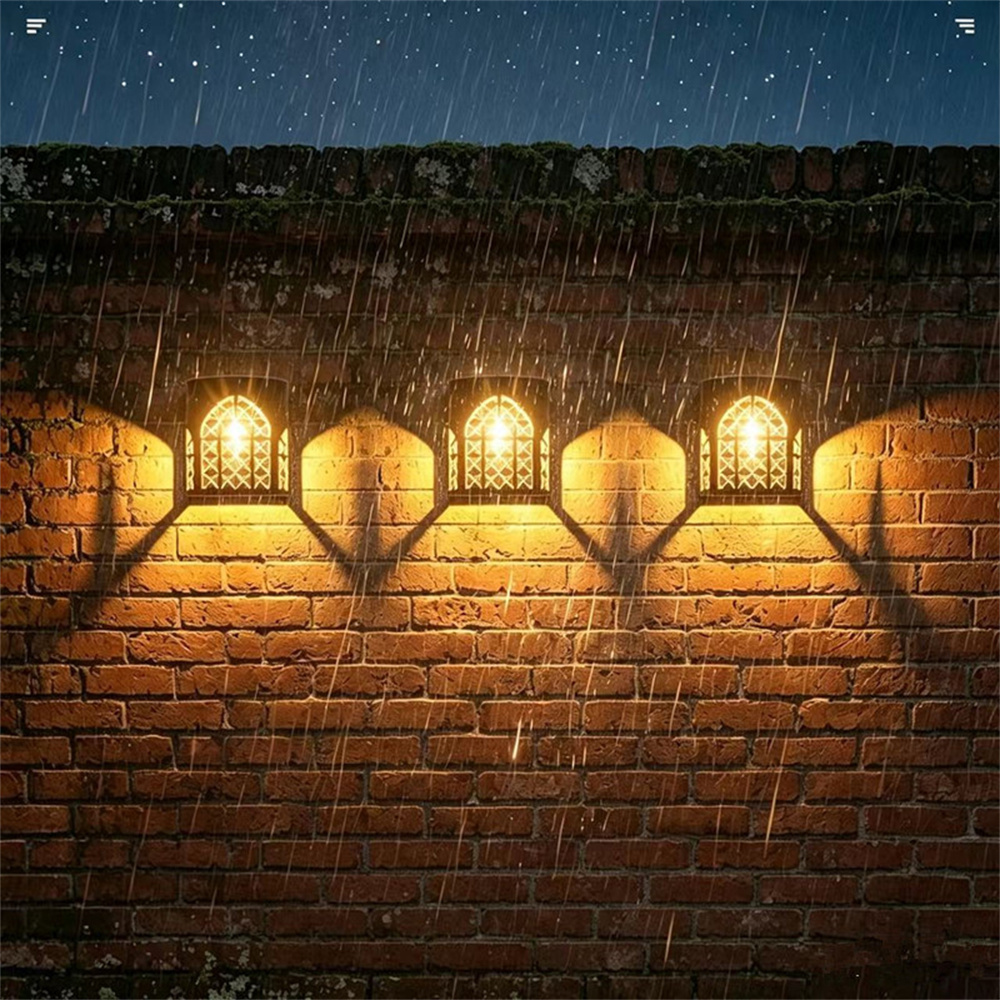 2個セット 屋外ソーラーフェンスライト 防水ウォールステップ - Outdoor Lighting Front Yard のレビューと価格