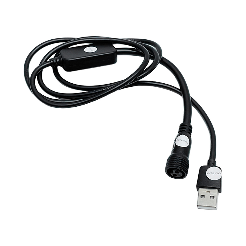 USB オス - 2 ピン メス充電延長コネクタ ケーブル  - Outdoor Lighting Extension Cable のレビューと価格