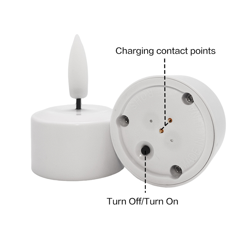 12個セット フレームレスキャンドル タイマー付き リモート - Outdoor Lighting Timer のレビューと価格
