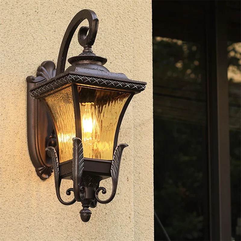 ヴィラコミュニティヨーロピアンスタイル屋外ウォールライト防水 - Xl Outdoor Lighting のレビューと価格